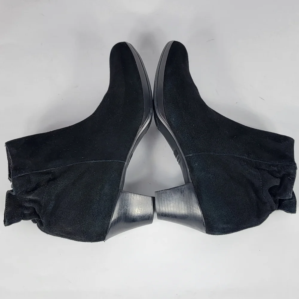 Munro Black Suede Ankle Boots #764 Size 9N